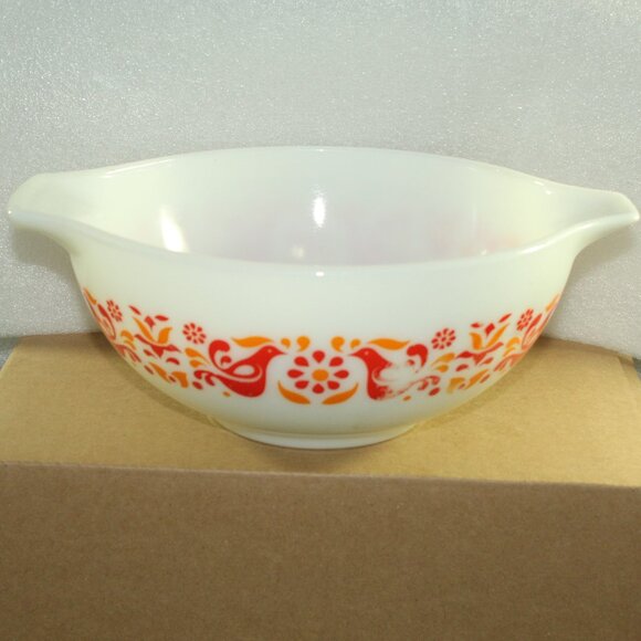 Vintage Pyrex Friendship Birds2 1/2Qt Cinderella Mixing Bowl 443